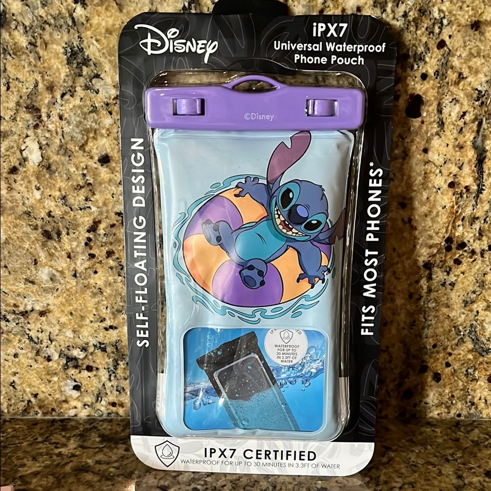 Disney Stitch Universal Waterproof Phone Pouch - Purple